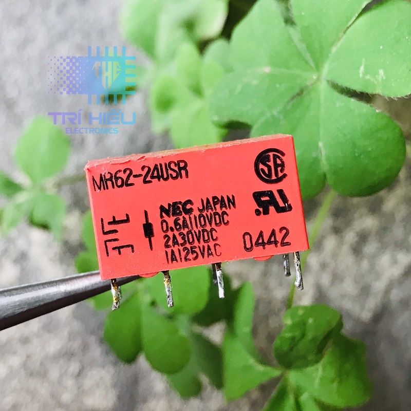 Rơ le Nec chính hãng Japan 24V 2A MR62-24USR