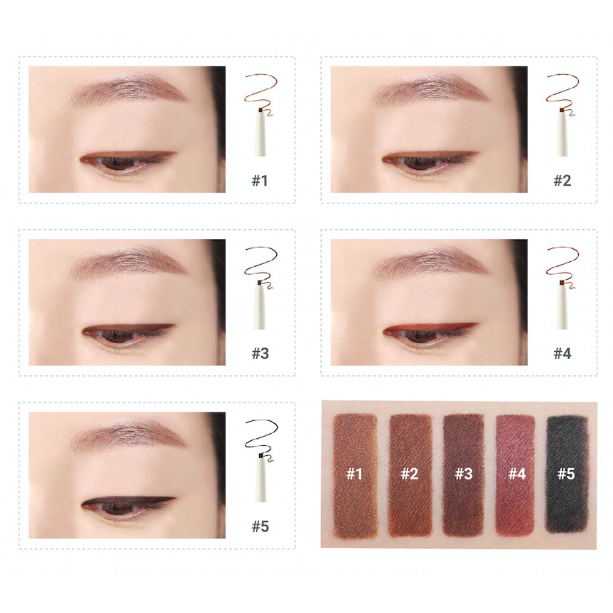 Chì kẻ viền mắt nét siêu mảnh innisfree Skinny Microliner 0.14g