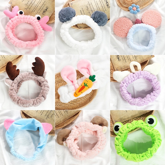 Băng đô bông rửa mặt trang điểm cute đáng yêu shop gửi ngẫu nhiên không chọn mẫu