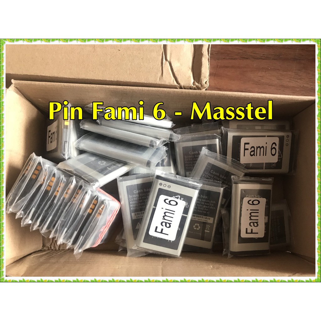 Pin Fami 6 - Masstel Zin Hãng