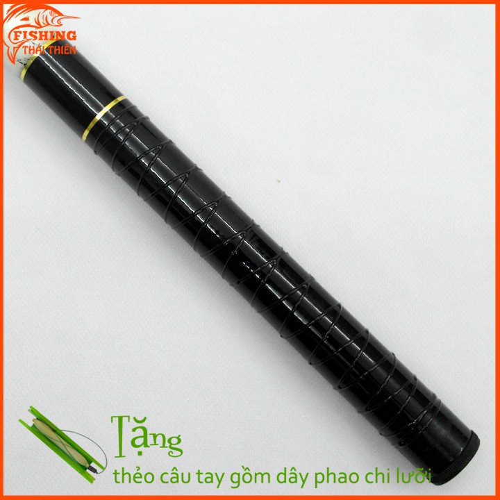 Cần câu tay carbon Double Fish siêu bền