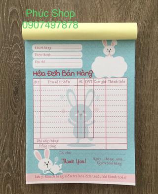 Hoá Đơn Bán Lẻ Cute