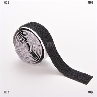 {MQ2}2 Rolls Strong Self Adhesive Velcro Hook Loop Tape Fastener Sticky 3ft New