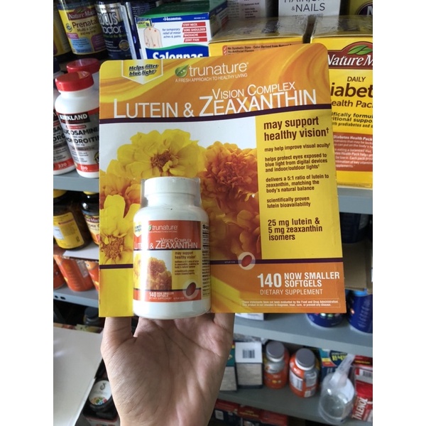 Viên Uống Bổ Mắt Trunature Lutein & Zeaxanthin 140 Viên