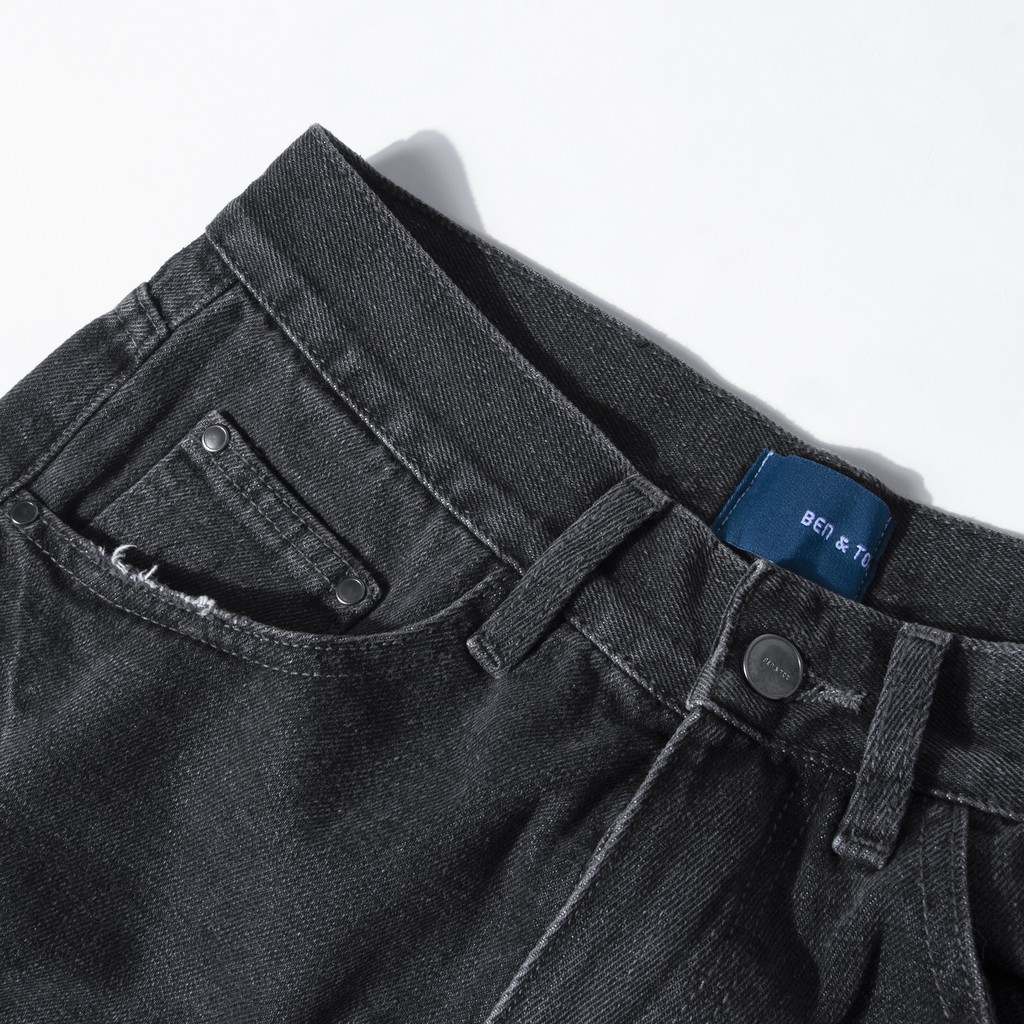 Quần jean nam BEN & TOD ống rộng thiết kế đơn giản trẻ trung năng động 20005 | BigBuy360 - bigbuy360.vn