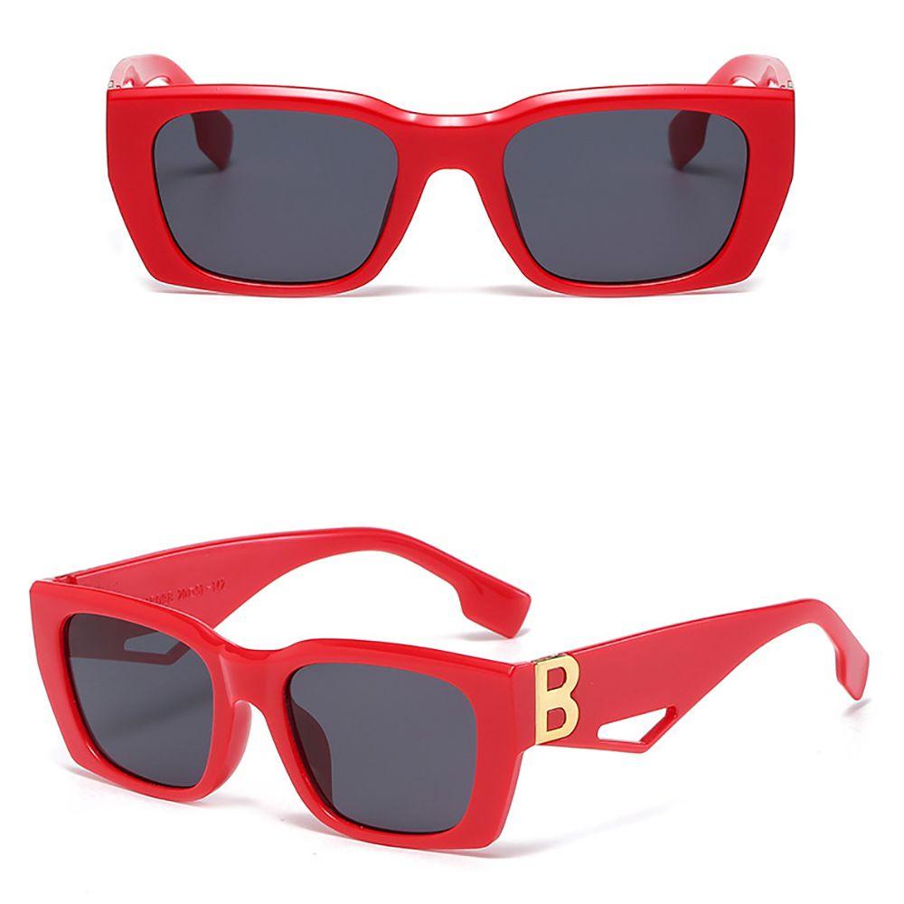 Kính Mát Gọng Vuông Chống Bức Xạ Phong Cách Hàn Quốc Thời Trang Cho Nữ