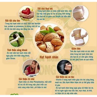 Hạnh Nhân Mỹ Rang Bơ (500g)