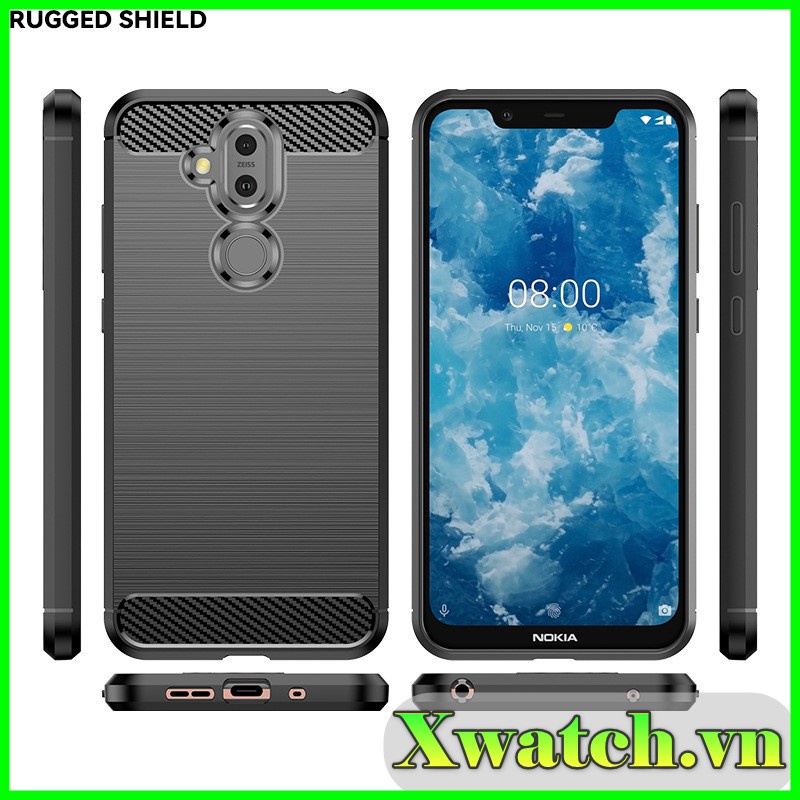 Ốp lưng Nokia X5 X6 X7 Nokia 7.2 Nokia 6.2 Nokia 5.1 plus 6.1 plus Nokia 8.1plus chống vân tay cao cấp
