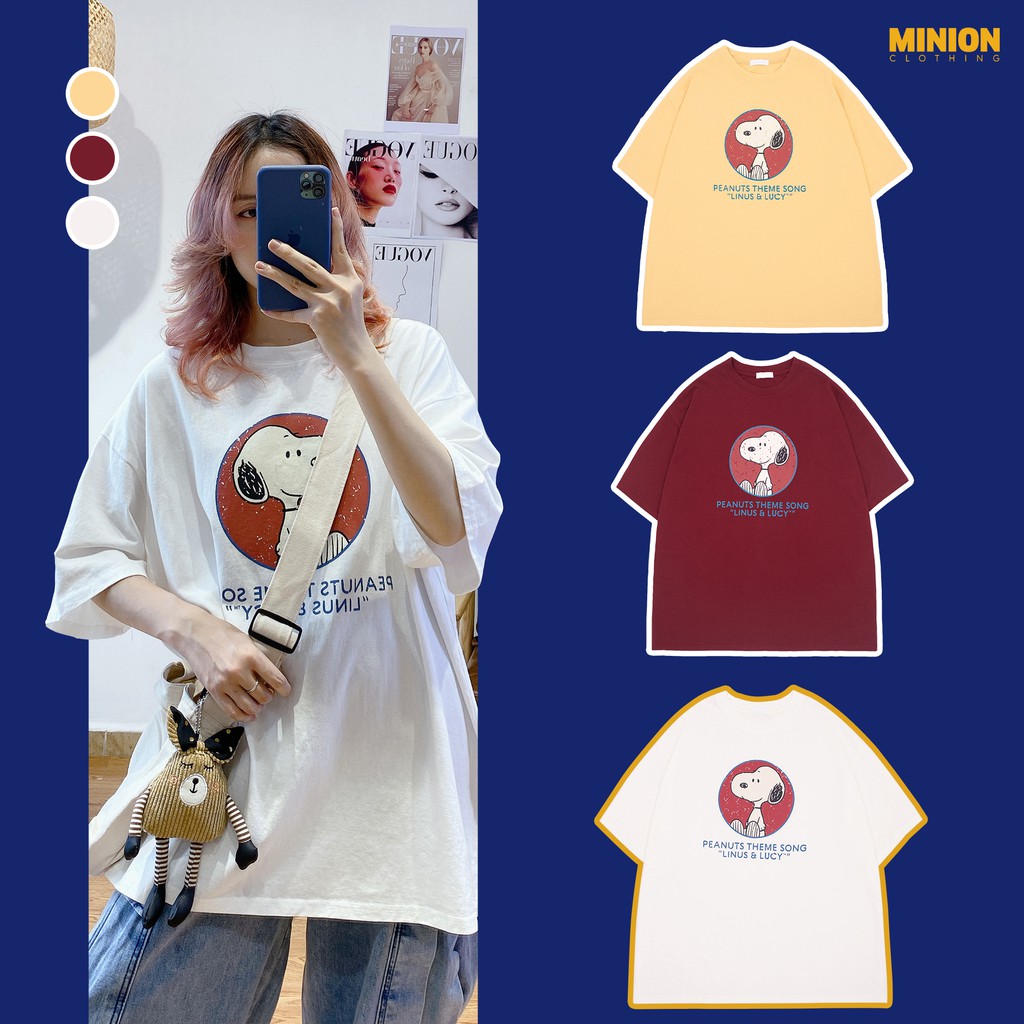 Áo thun tay lỡ MINION CLOTHING phông Unisex nam nữ tee oversize form rộng pull Ulzzang Hàn Quốc vải mềm thoáng mát A3009