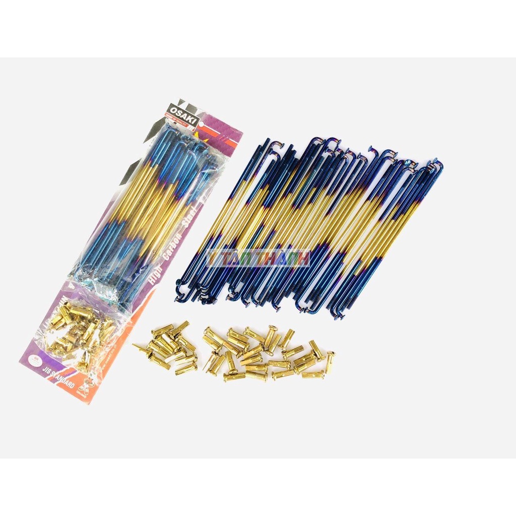 Căm Xanh Vàng Osaki Gắn Wave Thắng Đĩa MS2236