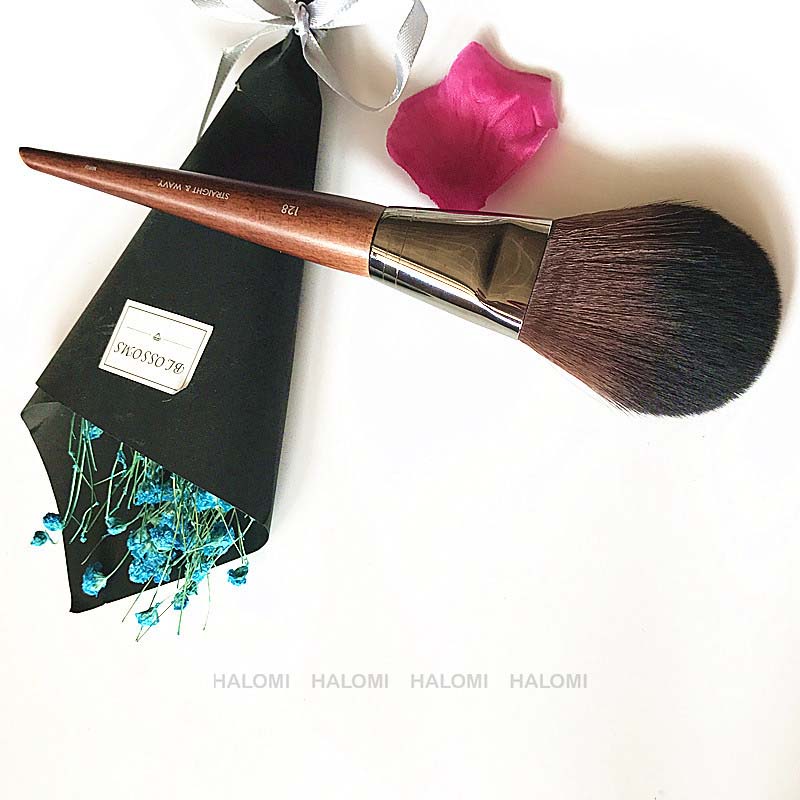 Cọ phấn phủ Makeup For Ever 128 STRAIGHT &amp; WAVY lông mềm chuyên dùng cho makeup chuyên nghiệp HALOMI