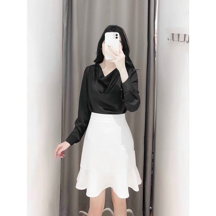 ÁO SƠ MI CỔ ĐỔ TAY DÀI