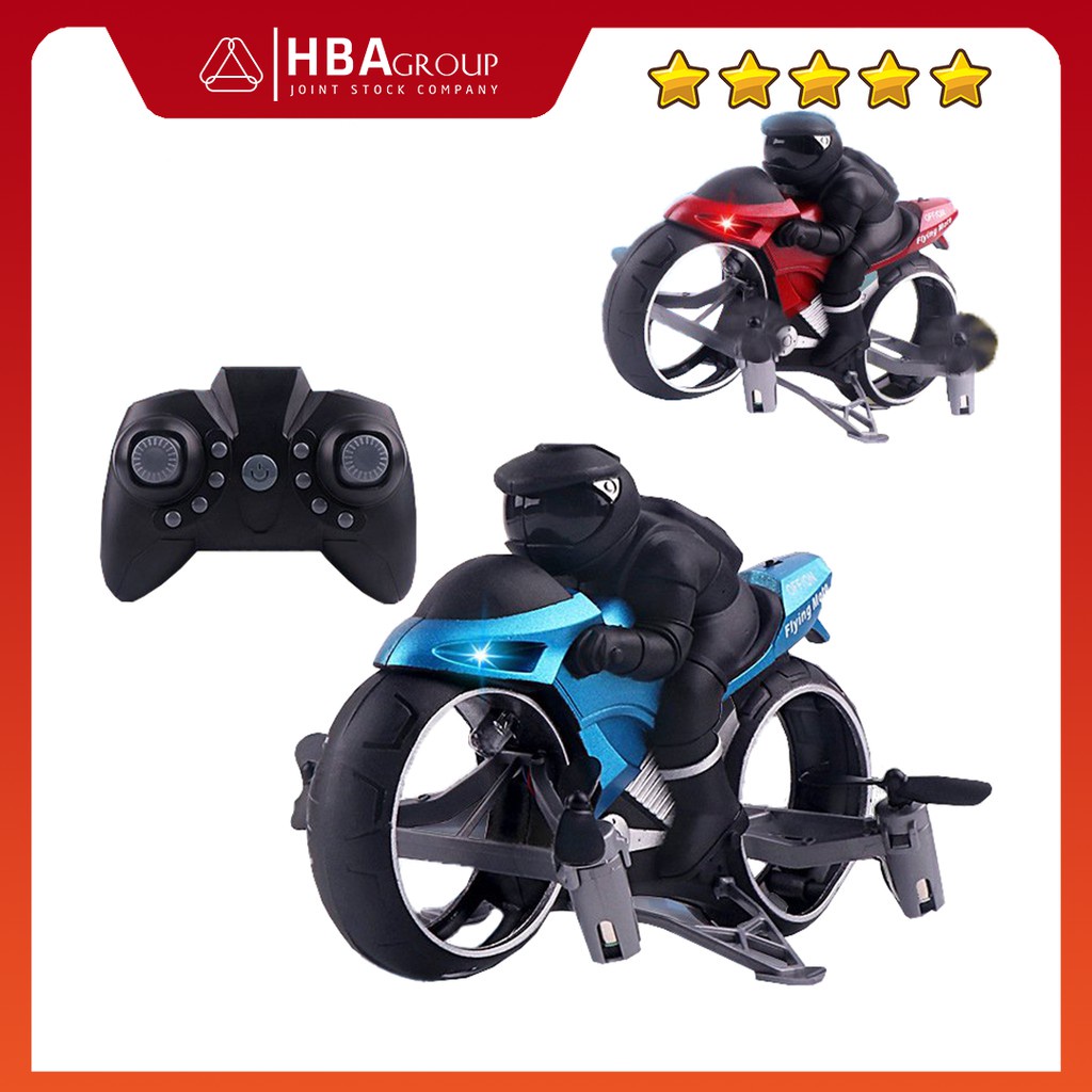 Moto bay điều khiển nhào lộn 360 độ đa hướng, biểu diễn trên không, đồ chơi điều khiển từ xa giá rẻ