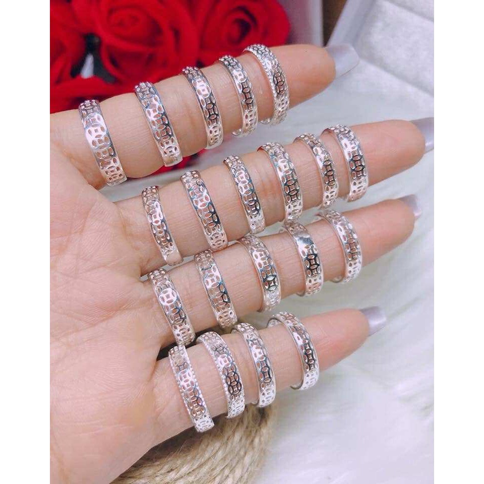 Nhẫn kim tiền bạc htt