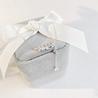 [Bạc] Dây chuyền bạc Grace - Crystal Foliage