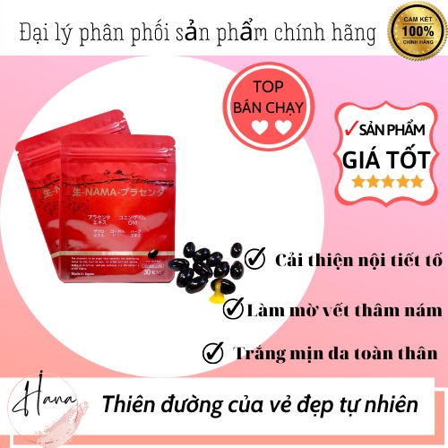 Viên uống nhau thai cừu Nama Nhật Bản - Gói 30 viên