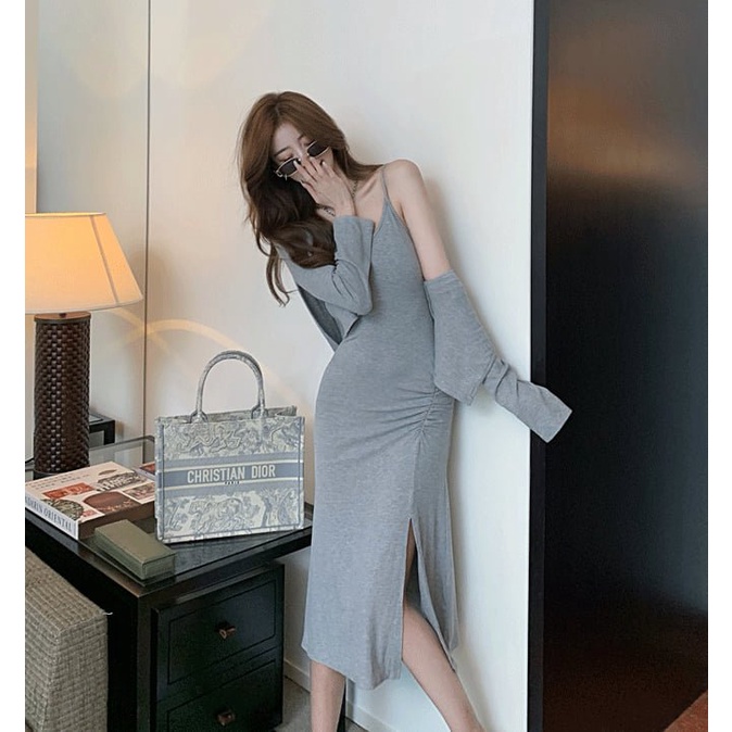 Set Áo Chân Váy Gấm Xốp Cúc Ngọc - Set Dự Tiệc Sang Chảnh