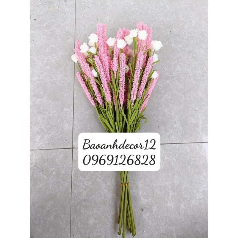 Hoa giả _cành chồn trang trí siêu đẹp, đủ mầu, sẵn kho