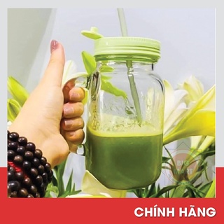 Bình nước thuỷ tinh detox lock&lock có tay cầm 630ml llg002