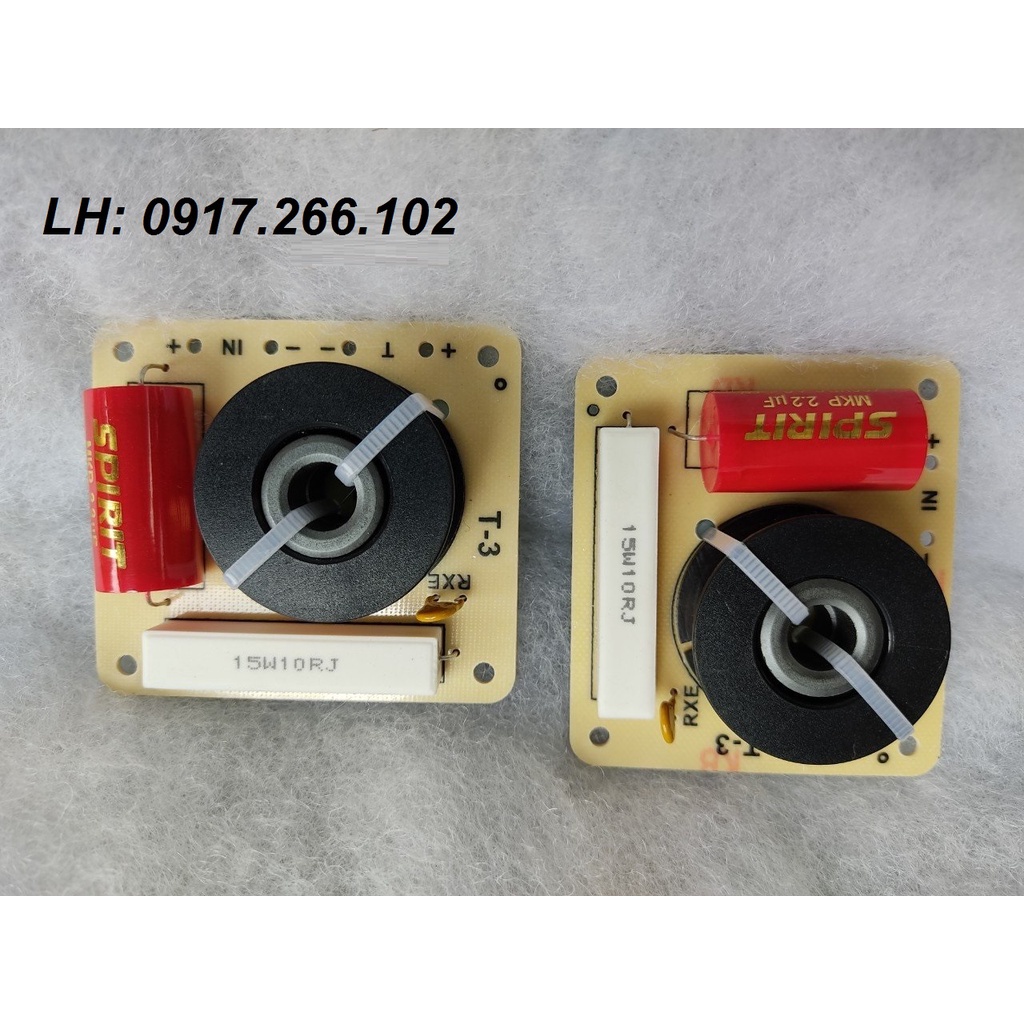 MẠCH PHÂN TẦN CÁC LOẠI LOA TREBLE T3 NHẬP KHẨU - GIÁ 1 ĐÔI - Dùng Cho Mọi Loa Trép