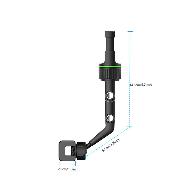 Đồng Hồ Đa Năng Xoay 360 Độ Thiết Kế Mới Năng Động Thời Trang ° Giá Đỡ Điện Thoại Gắn Kính Chiếu Hậu Xe Hơi Có Thể Điều Chỉnh Xoay Được Tương Thích Với iPhone Và Android