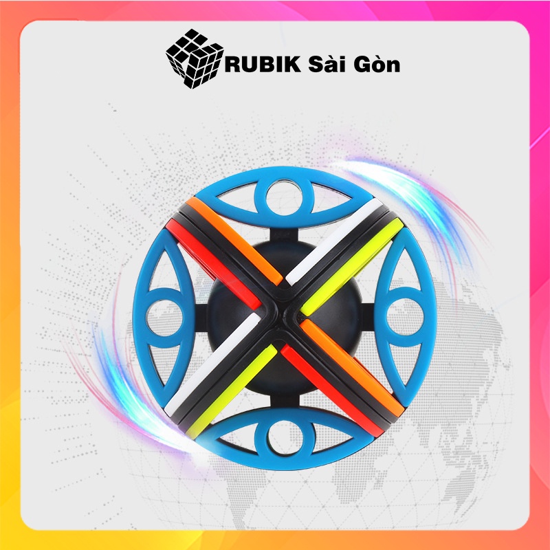Rubik Biến Thể YuXin Magic Eye 2x2 Rubic Đĩa Bay Con Mắt Ma Thuật Đồ Chơi Thông Minh Cho Bé Đẹp Khó Nâng Cao Trí Não