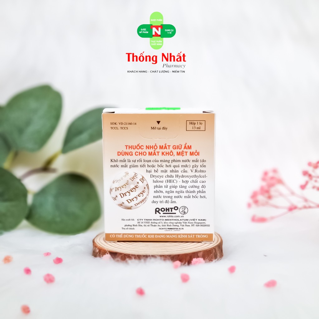 V rohto Nhỏ Mắt Dry Eye Giảm Khô Mắt Vrohto (13ML)