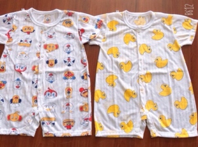 Body đùi cotton giấy mở khuy cực xinh cho bé trai/gái