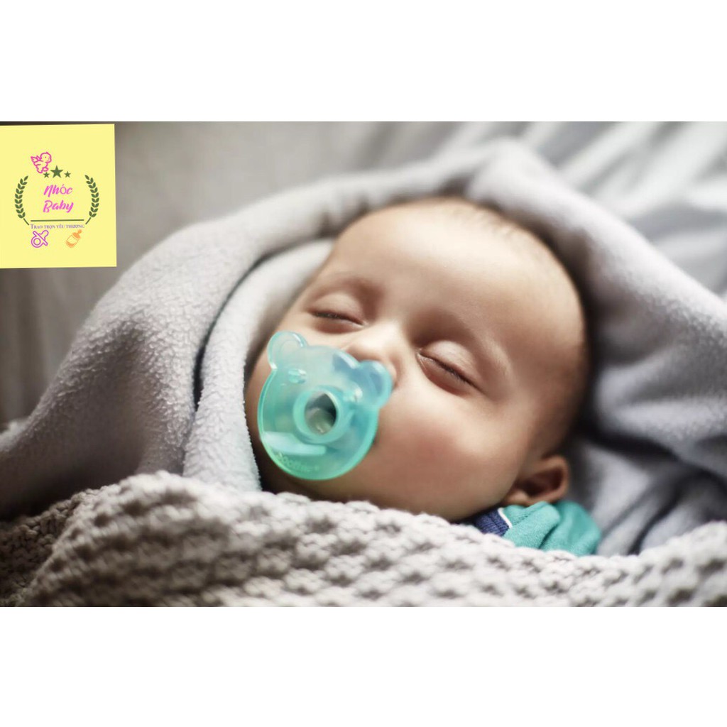 Ty ngậm silicone Philips Avent chuẩn y tế (silicone nguyên khối) cho bé từ 3 tháng tuổi (Hộp 2 chiếc)