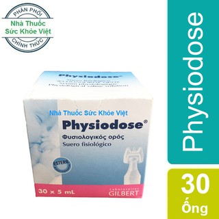 Physiodose Nước Muối Sinh Lý Pháp 30 ống