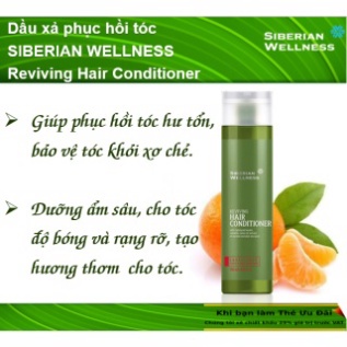 Dầu xả hồi phục tóc SIBERIAN WELLNESS Reviving Hair Conditioner 250ml