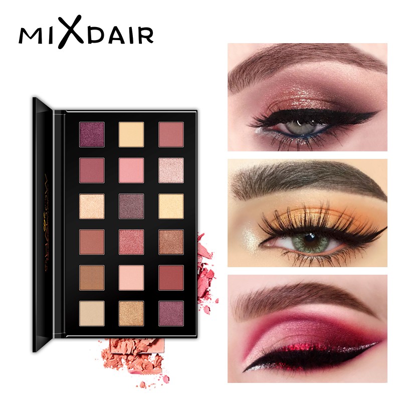 Bảng phấn mắt nhũ 18 màu MIXDAIR đẹp rực rỡ | BigBuy360 - bigbuy360.vn