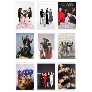 [Ép Lụa] Lomo Card 36 Ảnh AESPA - GROUP