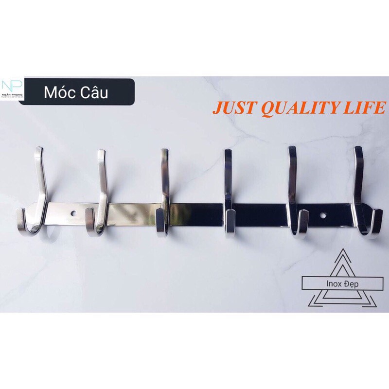 MÓC TREO GẮN TƯỜNG INOX 304-DÀY