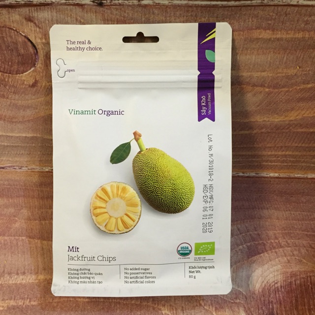 MÍT SẤY KHÔ HỮU CƠ VINAMIT (80G)
