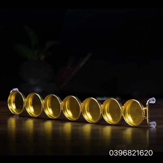 Đế nến 7 ngọn 1 hàng hợp kim