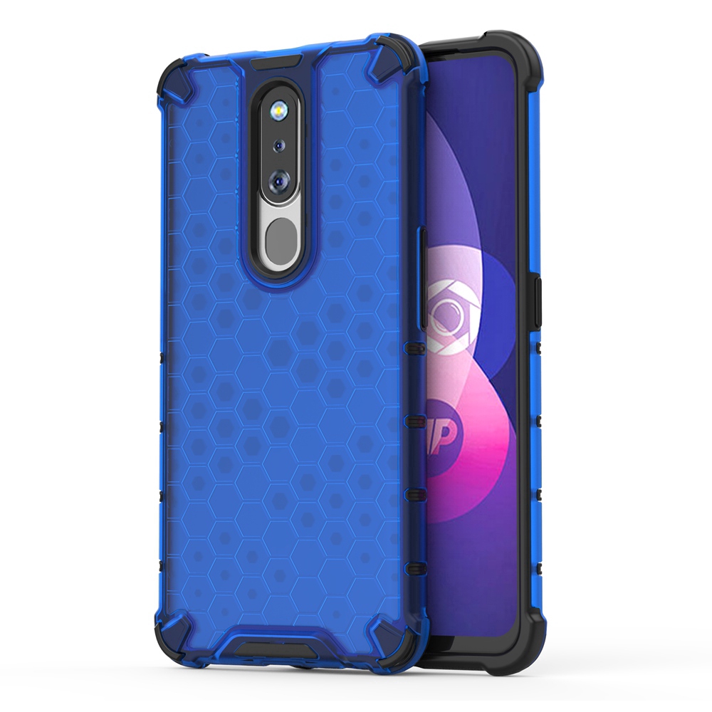 Ốp điện thoại PC cứng + TPU mềm chống sốc trong suốt cho OPPO Realme 5 F11 Pro F9 Reno 2