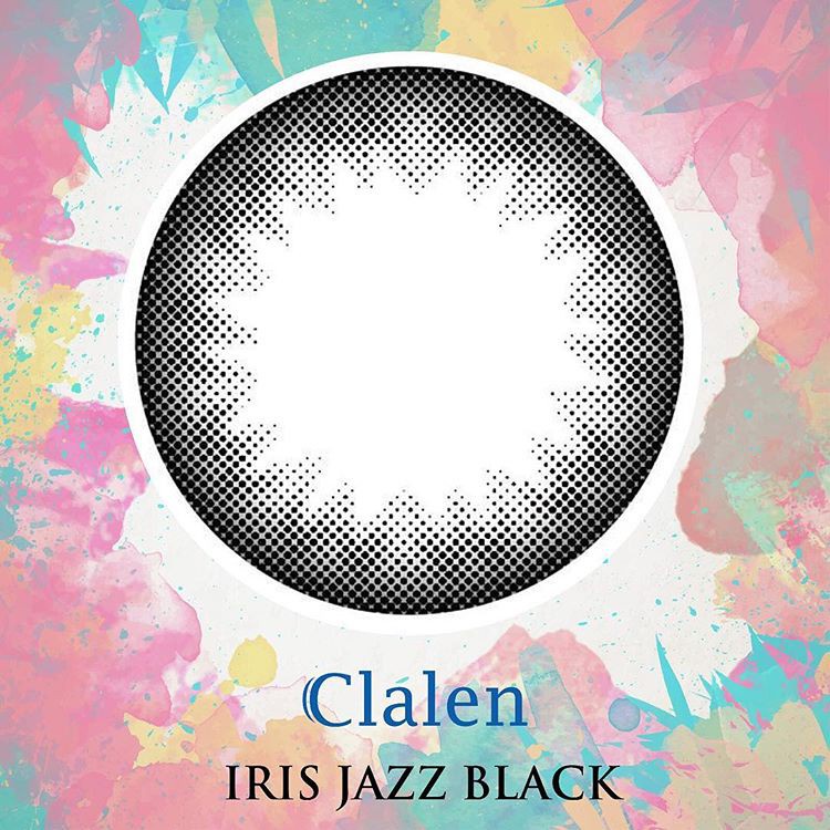 Kính áp tròng Hàn Quốc Clalen Iris 1 Day màu Jazz Black có độ ( 0.00 - 10.00)