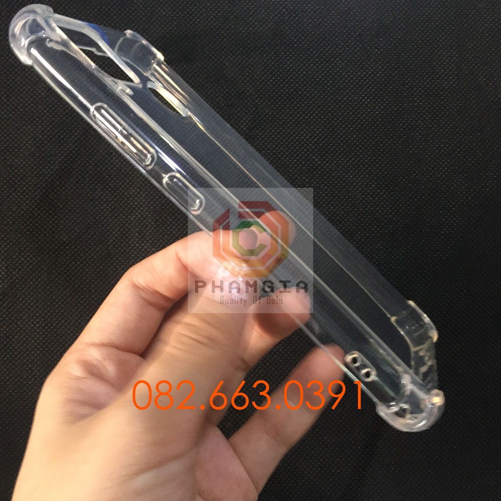 Ốp lưng Realme C12 / Realme C15 dẻo trong suốt, có viền bảo vệ cam, chống sốc siêu dày