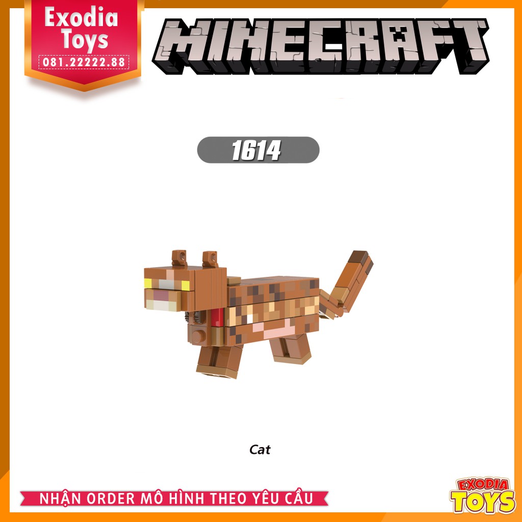 Xếp hình Minifigure nhân vật trò chơi My World Minecraft - Đồ Chơi Lắp Ghép Sáng Tạo - XINH X0301