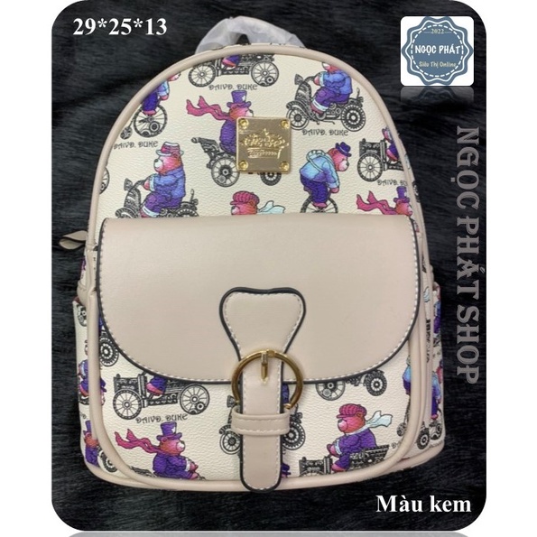 BALO NỮ HÌNH GẤU &quot;KHÓA TRÒN&quot; - CHẤT LIỆU DA QUẢNG CHÂU - HÀNG XỊN ĐẸP- KIỂU DÁNG TRẺ TRUNG NĂNG ĐỘNG