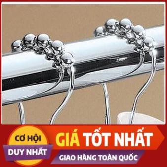 [HANG UY TÍN - GIÁ RẺ] KHOEN INOX TREO RÈM PHÒNG TẮM - KHOEN INOX KIỂU XINH ( 12 KHOEN - LOẠI 1 )