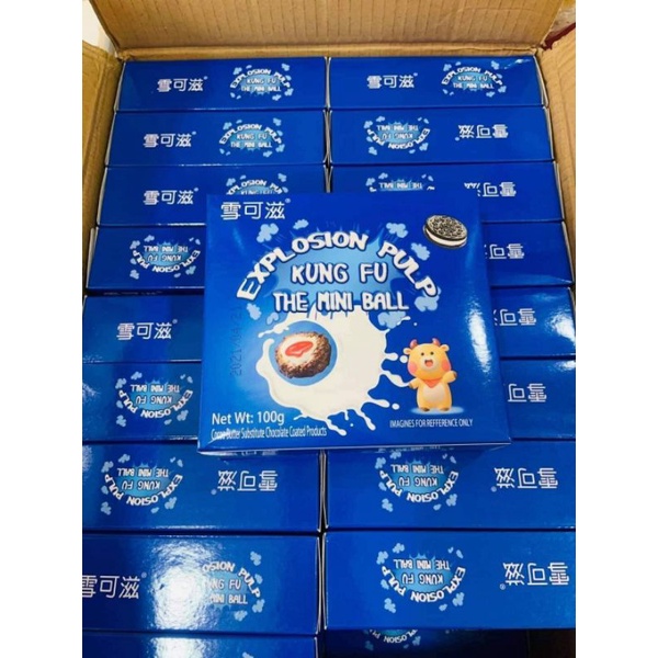 KẸO BÔNG PHỦ OREO DÂU TAN CHẢY