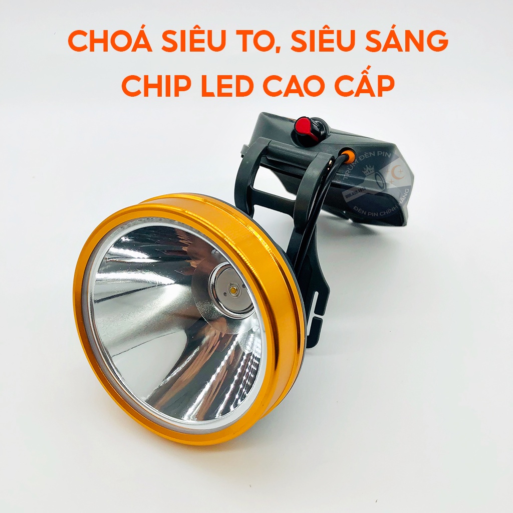 Đèn pin đội đầu siêu sáng 1500W SHANGYUAN 1600 LED chiếu xa chống nước ánh sáng Vàng và Trắng đèn đeo đầu cao cấp
