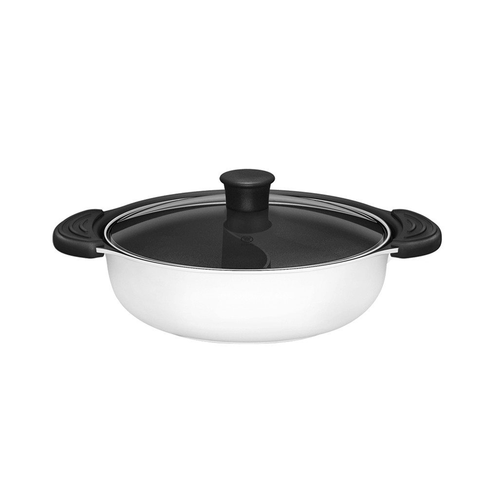 🔝 Nồi lẩu 2 ngăn 2 vị Xiaomi Mijia 4L Induction Cooker hợp kim nhôm , thép Inox 430 không gỉ 💛 [ 💯 HÀNG CHÍNH HÃNG]