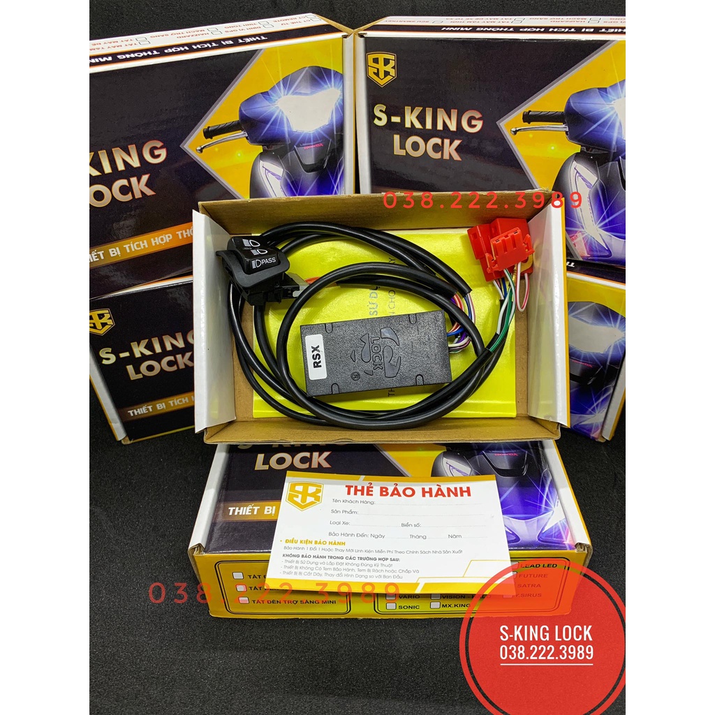 Mạch Passing Tắt Đèn Wave Rsx Cao Cấp | S-KING LOCK BẢO HÀNH 18 THÁNG 1 ĐỔI 1