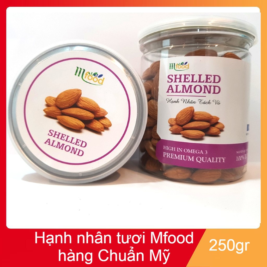 250g Hạnh Nhân Tươi Mỹ THƠM NGON BỔ DƯỠNG