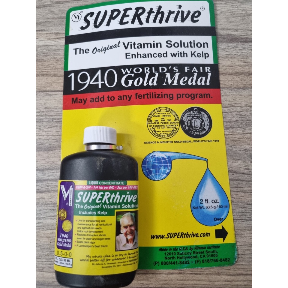 Superthrive kích thích sinh trưởng cho hoa Lan và các loại cây khác (chai 60ml)