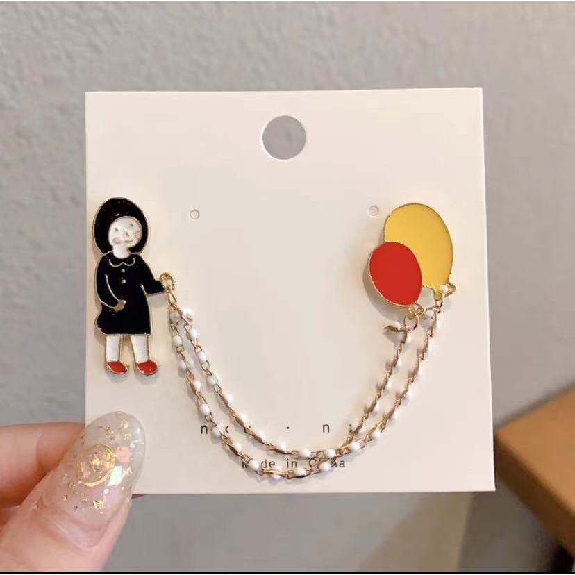 Huy hiệu Pin cài áo cài balo thiết kế Hàn Quốc
