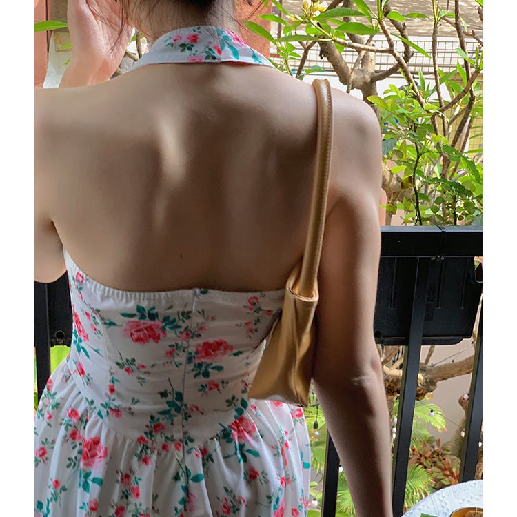 COZOK Đầm Hoa Không Tay Thiết Kế Quyến Rũ Cho Nữ